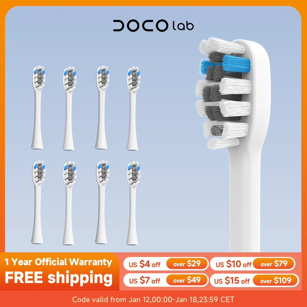 رؤوس فرشاة أسنان كهربائية DOCOLAB