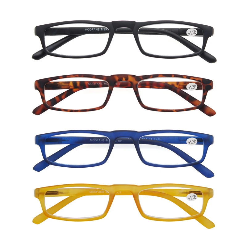 4 Pairs of Stylish Reading Glasses