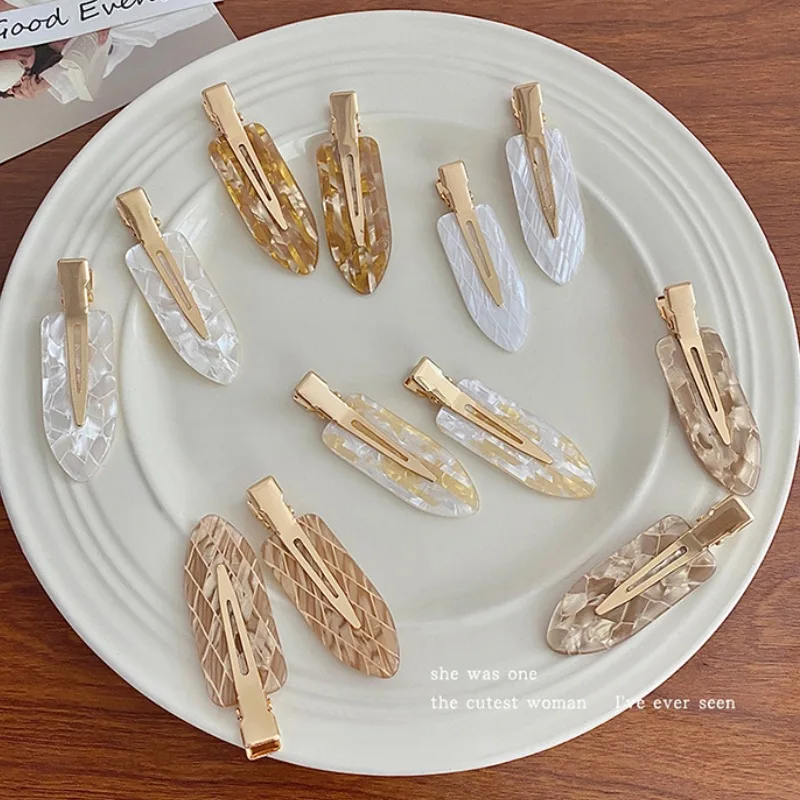 Elegant Mixed Color Duckbill Hair Clips