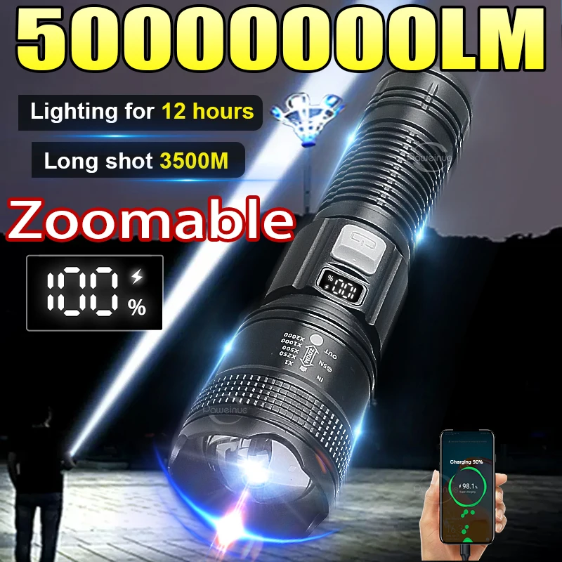 مصباح كاشف عالي القوة باستخدام LED