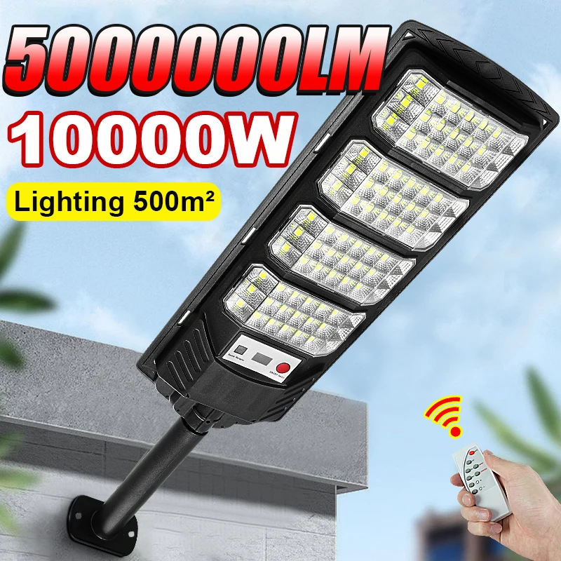 مصباح LED شمسي قوي 10000 واط