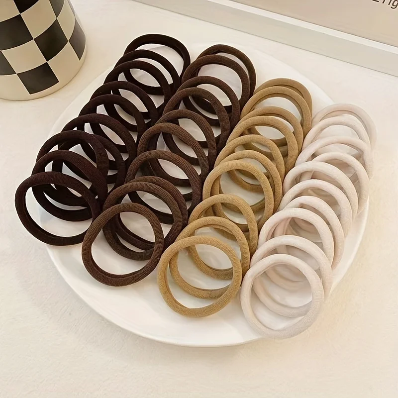 Durable Boho Seamless Elastic Hair Ties