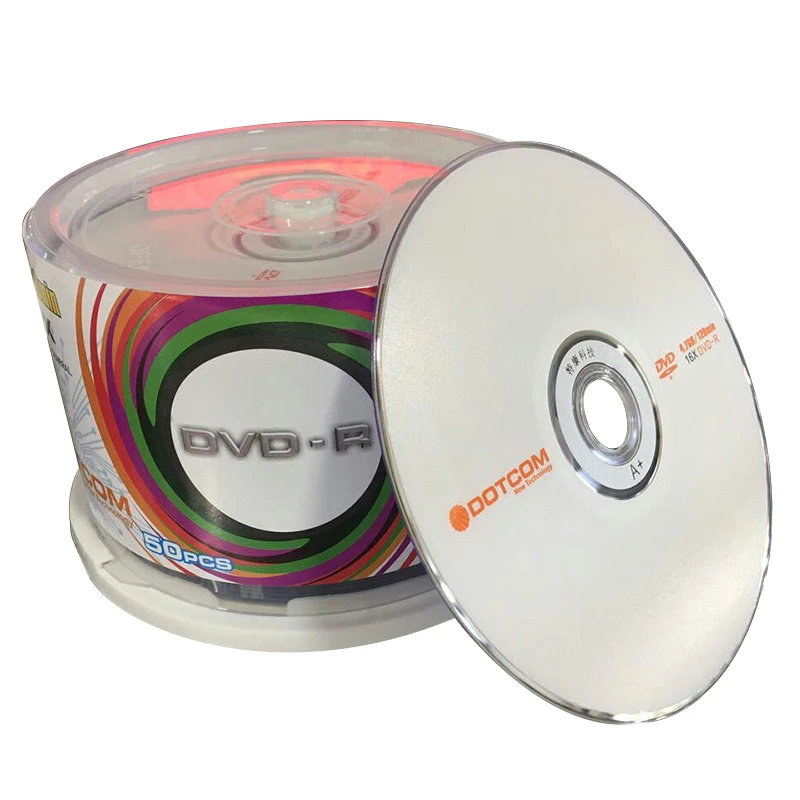 50 قطعة أقراص DVD-R فارغة للتسجيل