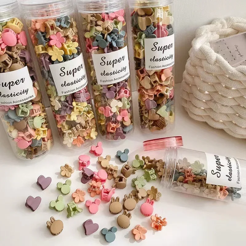 50PCS Cute Mini Hair Claw Clips
