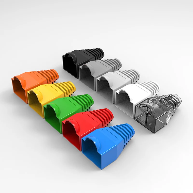 شبكات RJ45 كابل الأحذية البلاستيكية