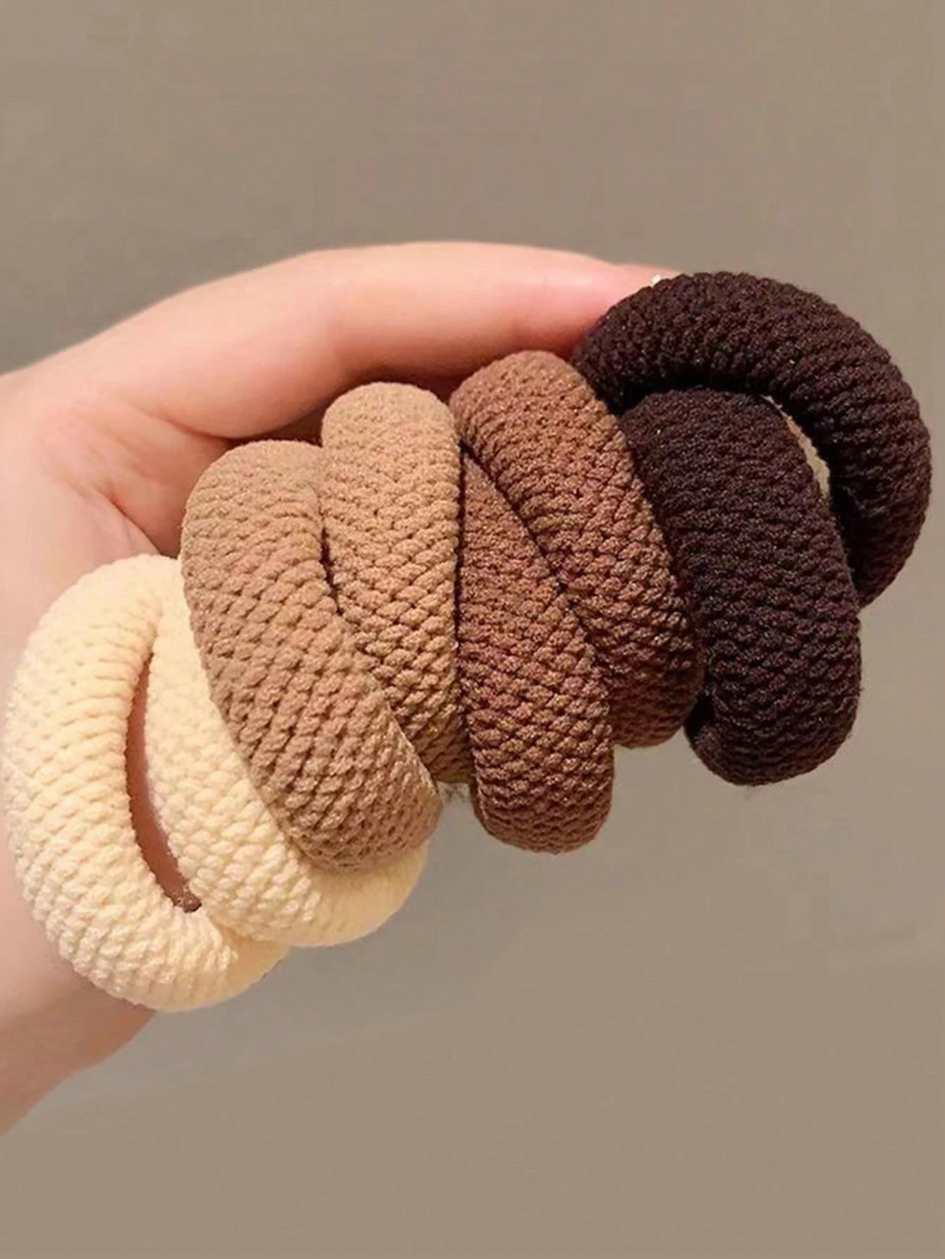 Elastic Colorful Scrunchies Hair Ties