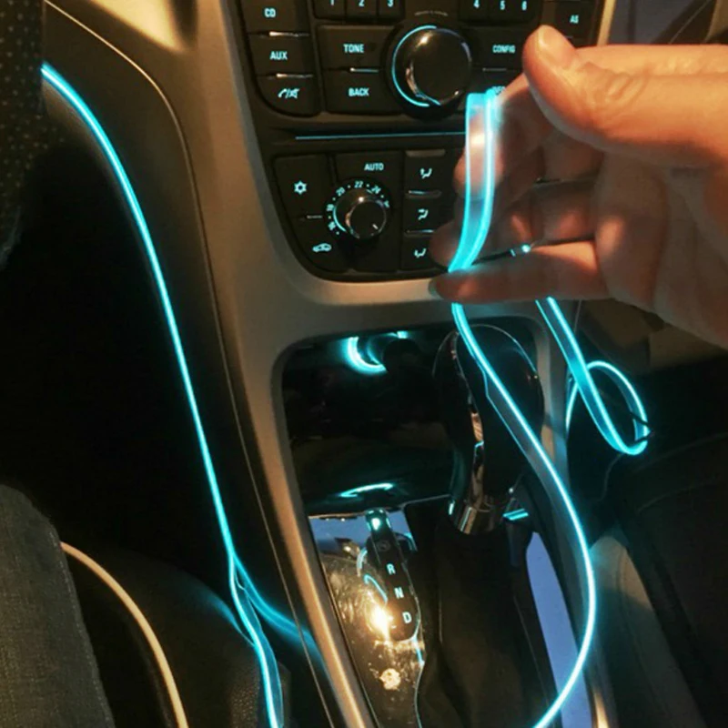 إضاءة LED مرنة للسيارة بطول 5 متر