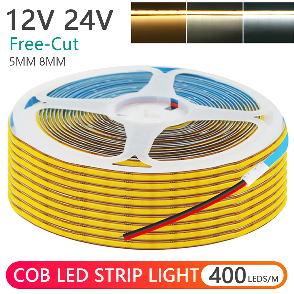 شريط إضاءة LED مرن 12/24 فولت