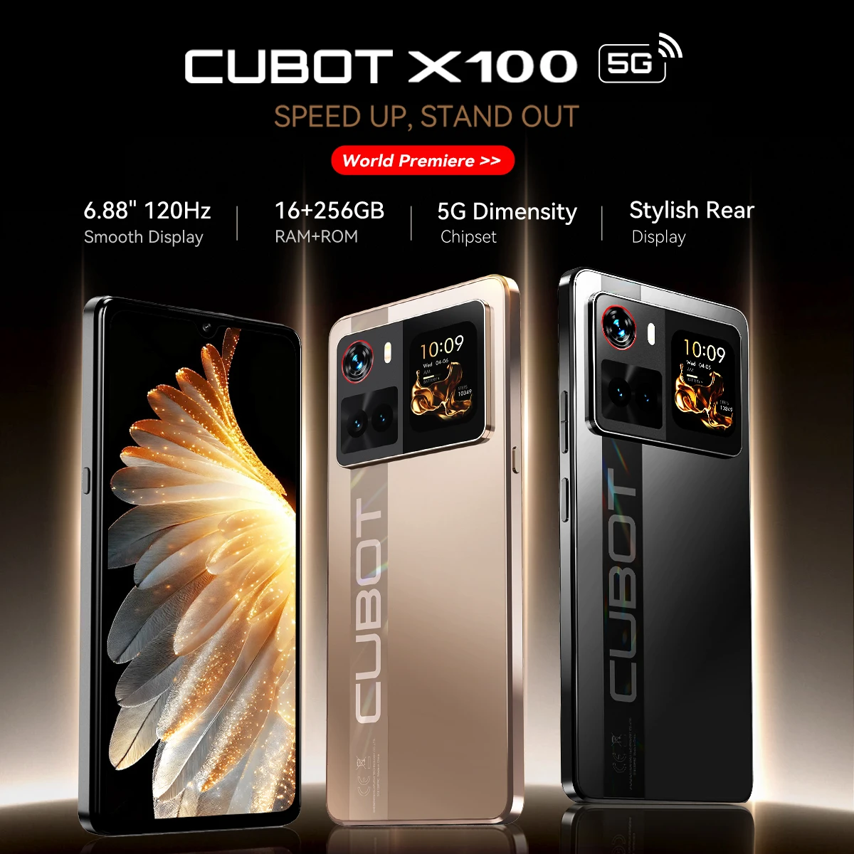 الهاتف الذكي 5G Cubot X100