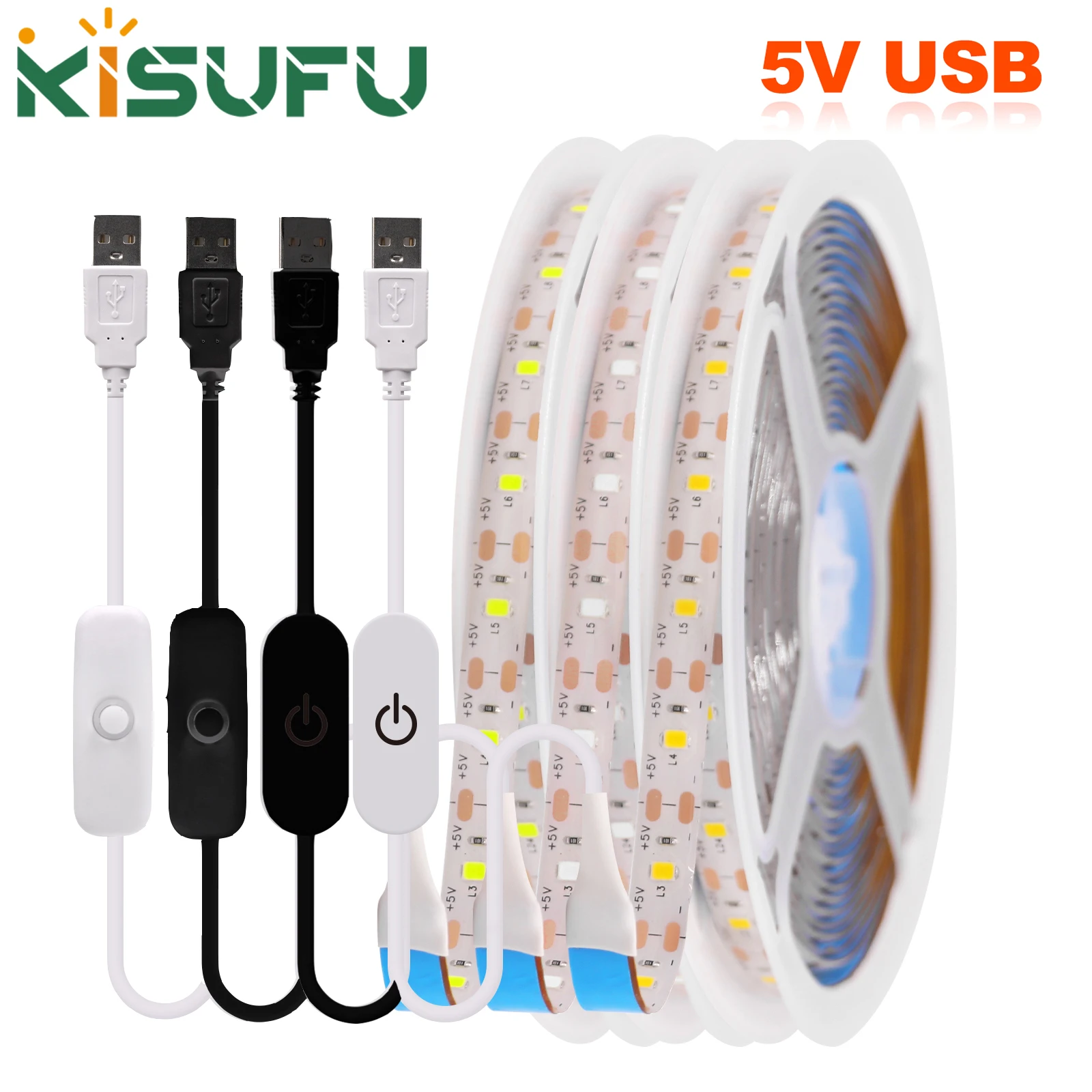 شريط إضاءة LED قابل للتعديل 5 فولت