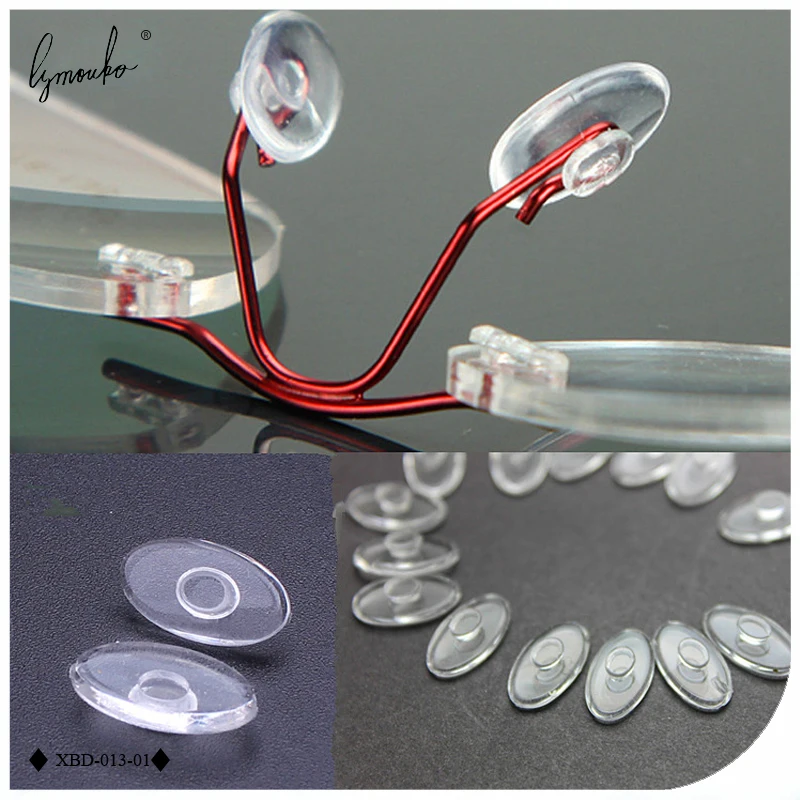 Oval Silicone Anti-Slip Nose Pads for Glasses