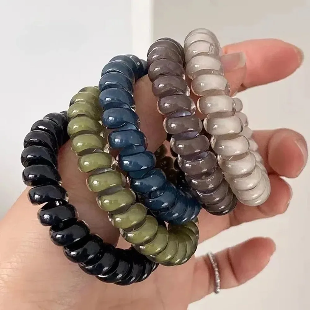 5pcs Morandi Color Hair Tie Set