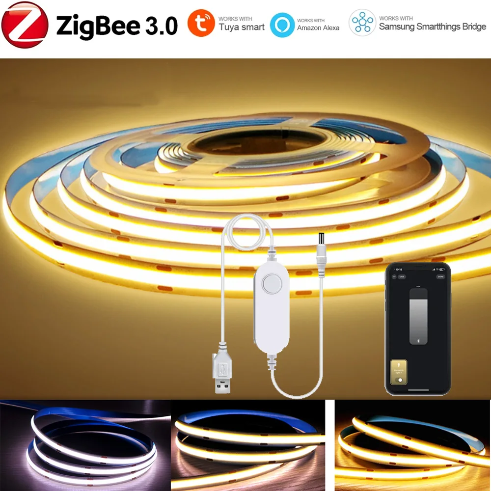 شريط LED مرن دافئ 1 متر ذكي