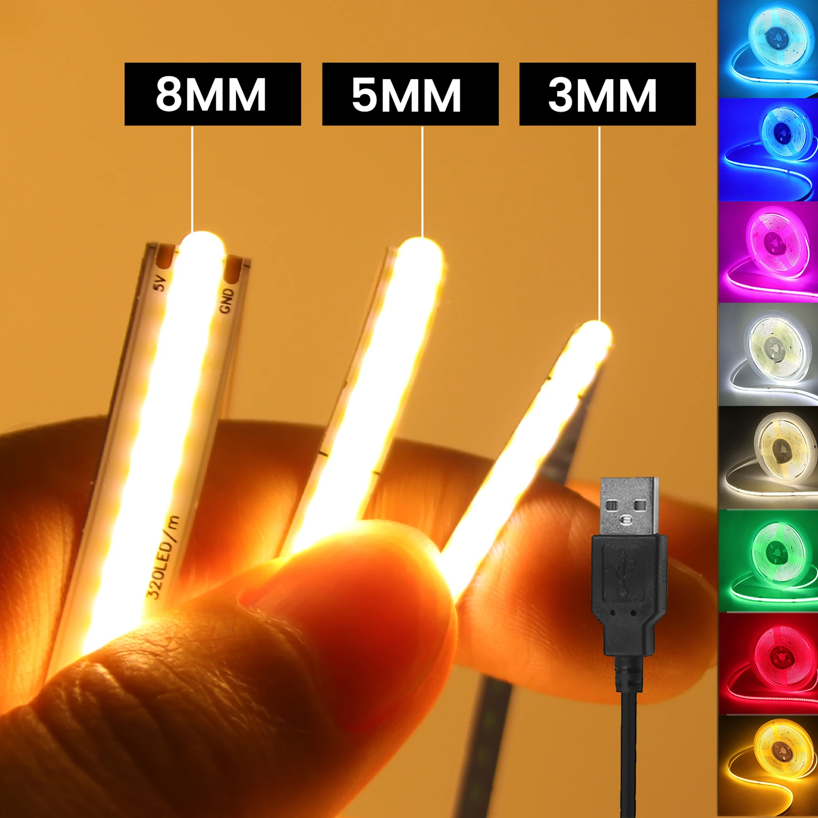 شريط إضاءة مرنة بتقنية LED