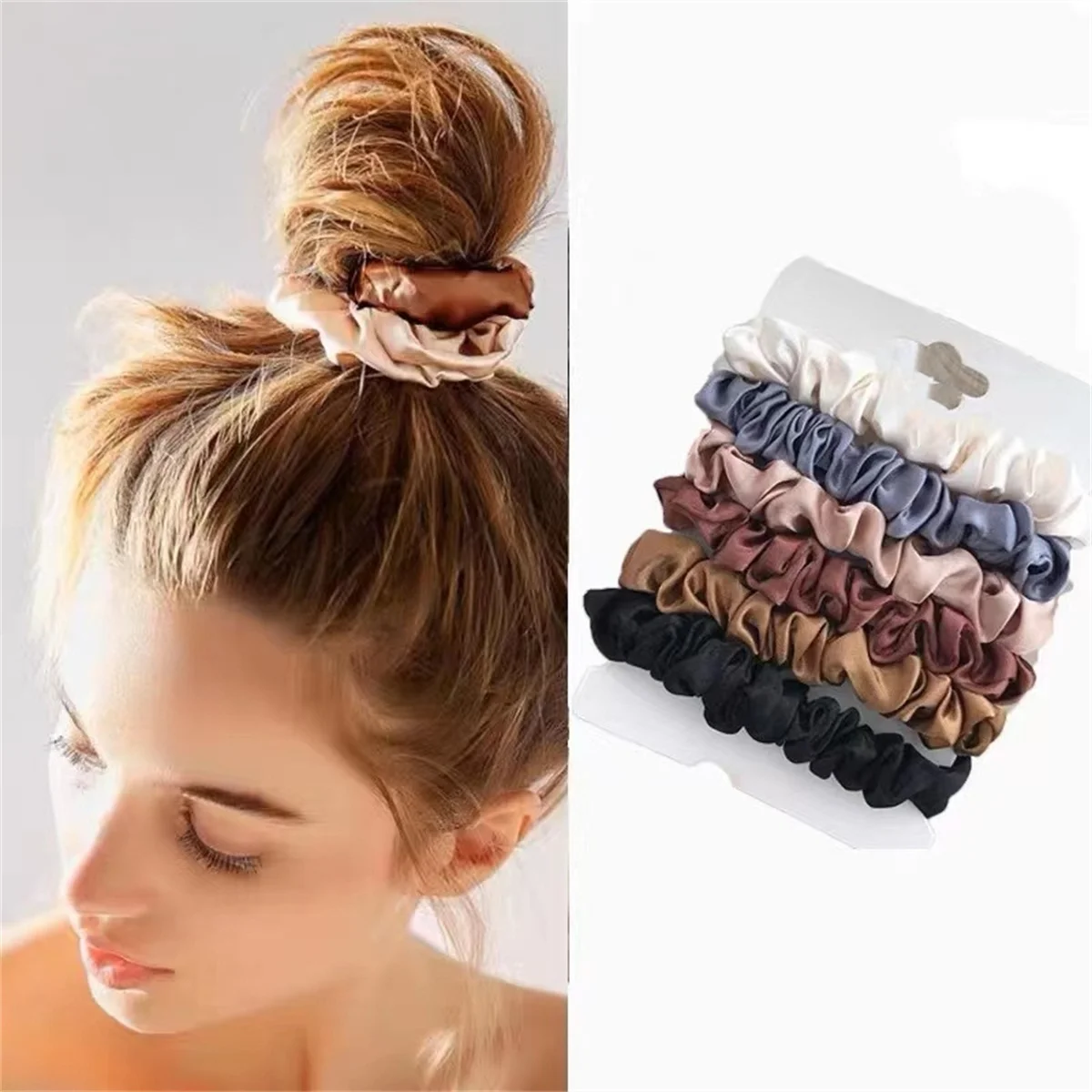 ربطات شعر ساتان أنيقة للنساء