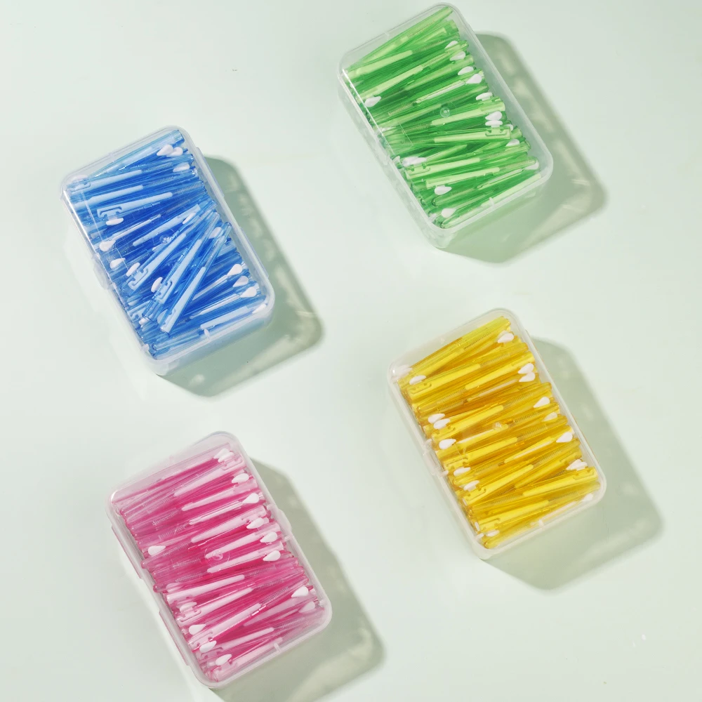 60 Pcs Dental Interdental Brushes for Oral Care