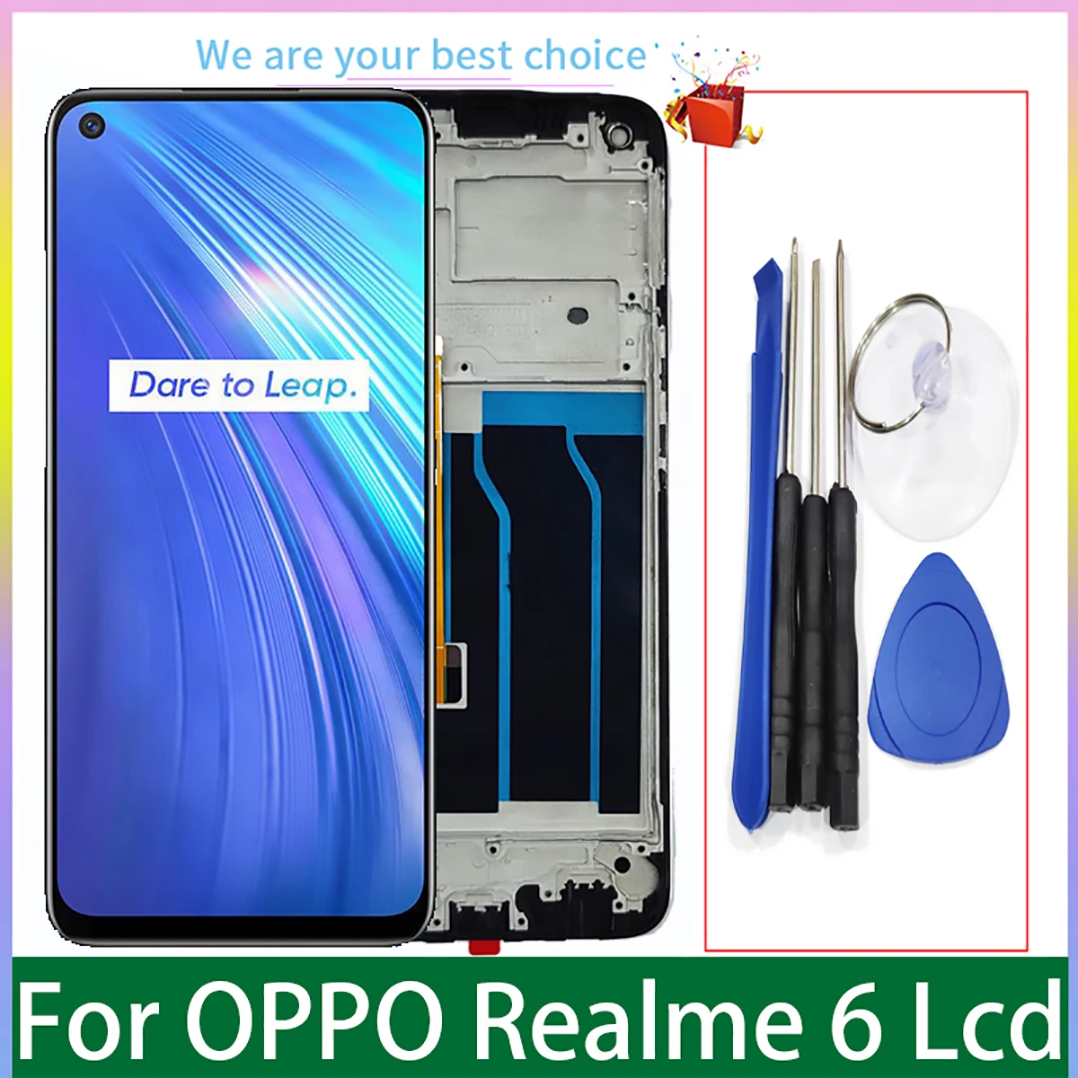 شاشة لمسية أصلية لـ Realme 6