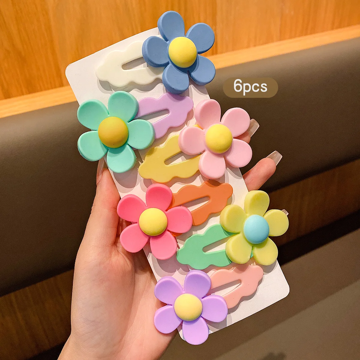 Korean Flower BB Clips for Daily Style