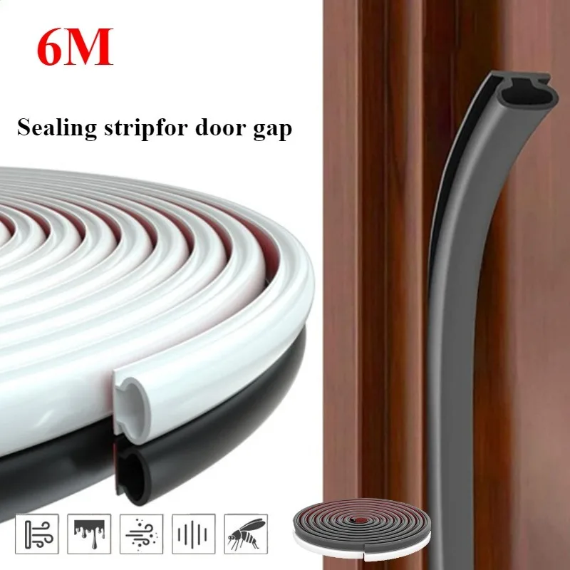 D-Shape Weather Stripping Door Seal Strip