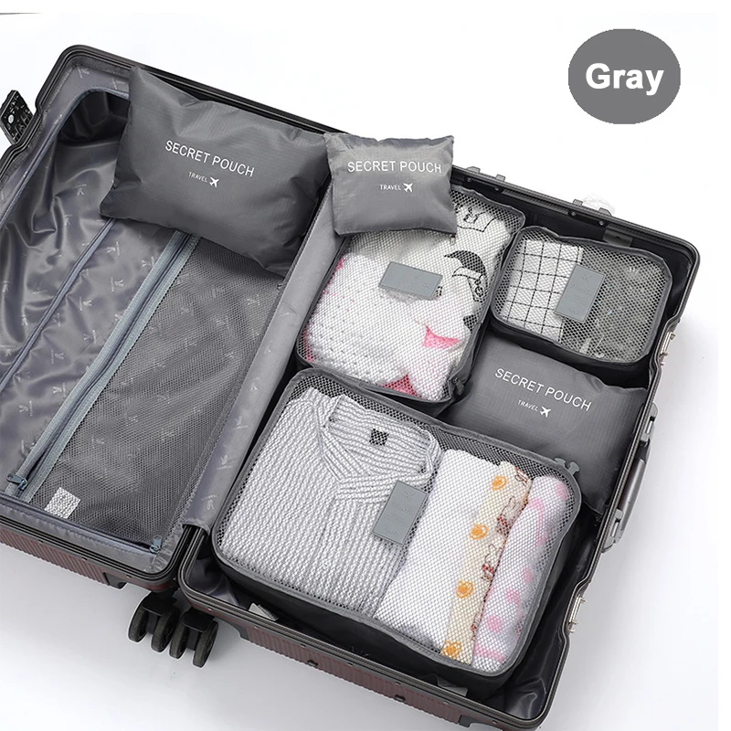 Travel Clothes Storage Bags Set