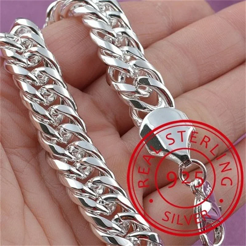 سوار فضة 925 للنساء والرجال