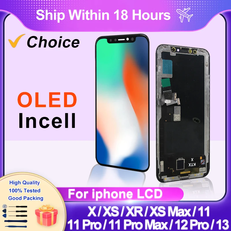 شاشة LCD آيفون X ماكس 11 12 برو