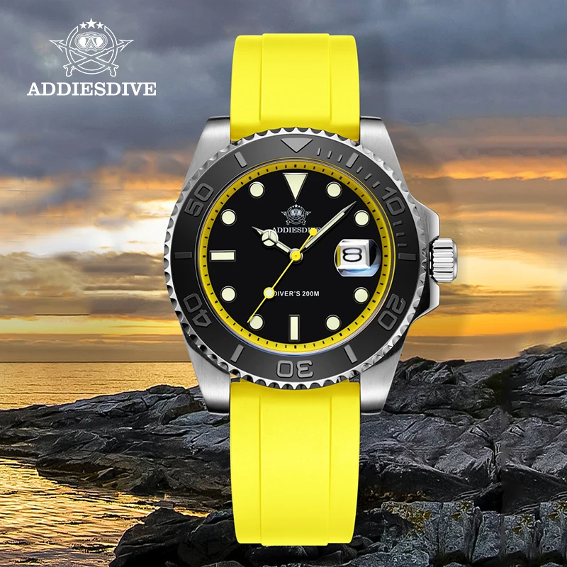 ساعة Addiesdive الرجالية للغوص