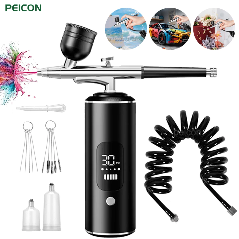 Portable USB Rechargeable Airbrush Spray Gun