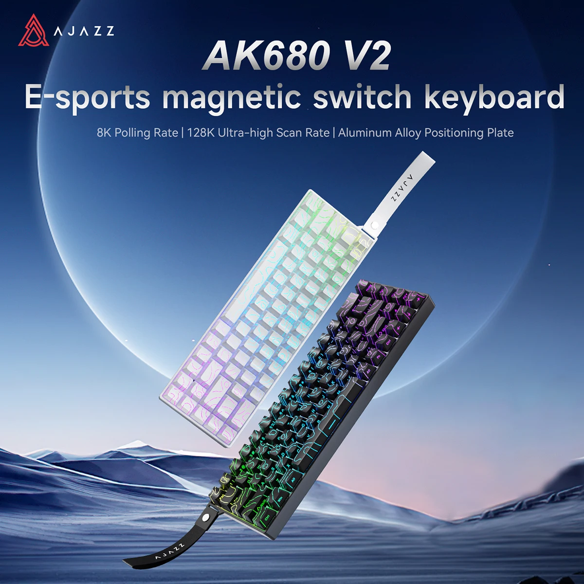 لوحة مفاتيح ميكانيكية AJAZZ AK680 V2