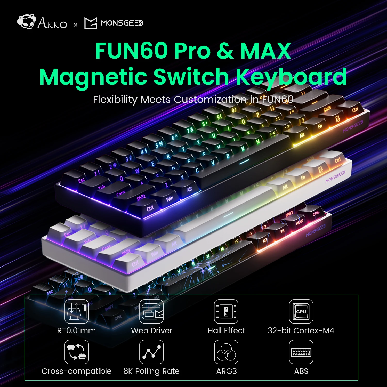 لوحة المفاتيح الميكانيكية FUN60 PRO