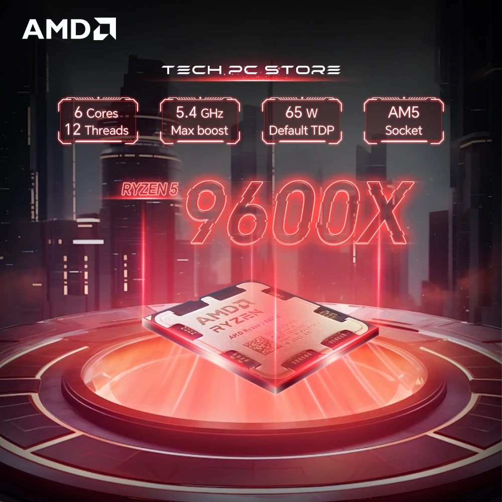 معالج ألعاب AMD Ryzen 5 9600X