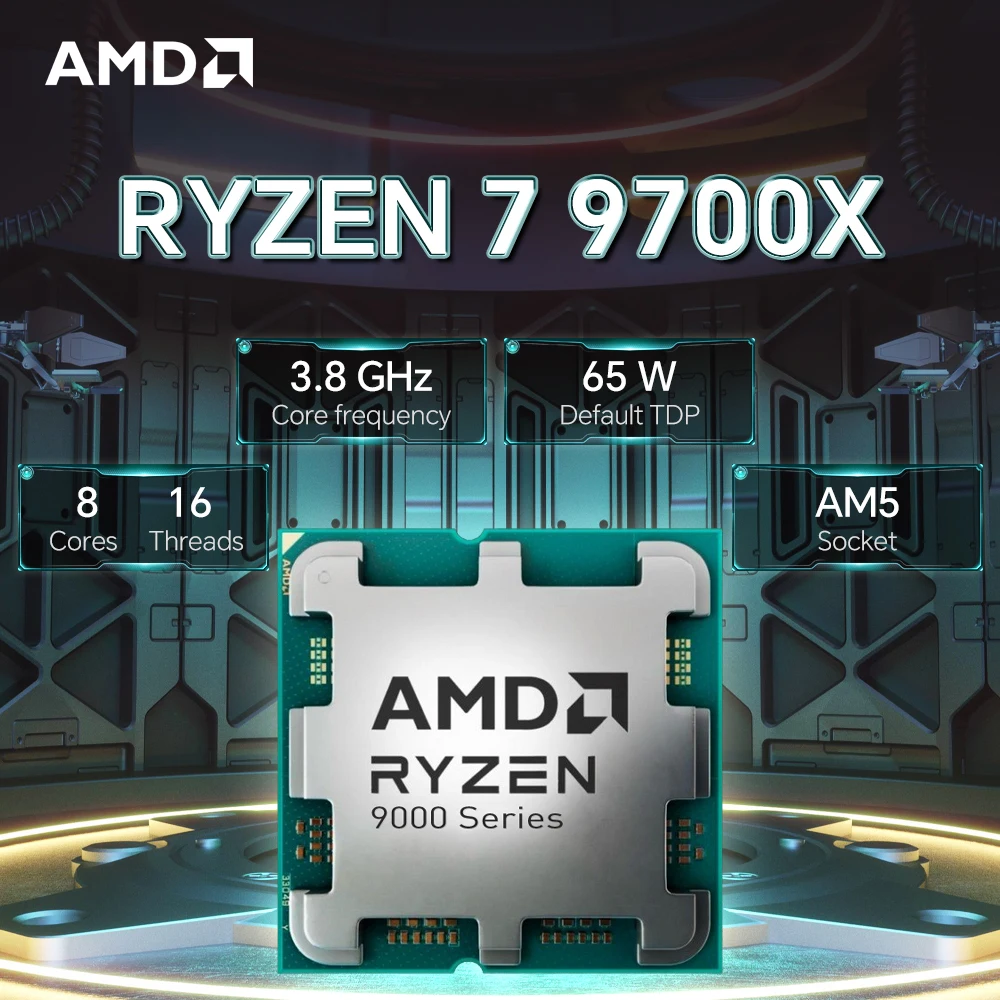 معالج AMD Ryzen 7 9700X القوي