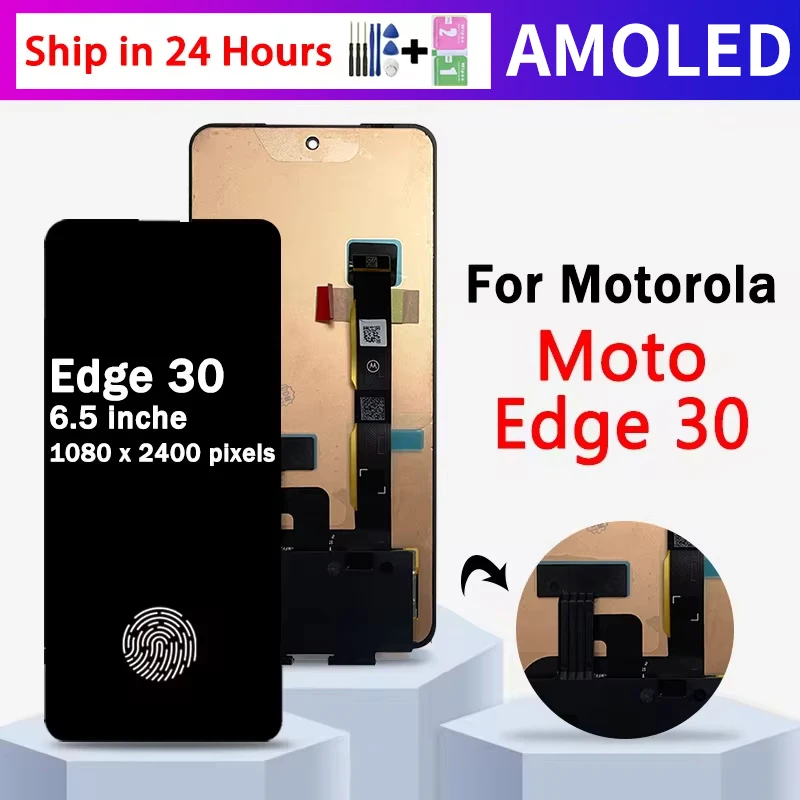 شاشة AMOLED لموتورولا موتو ايدج 30