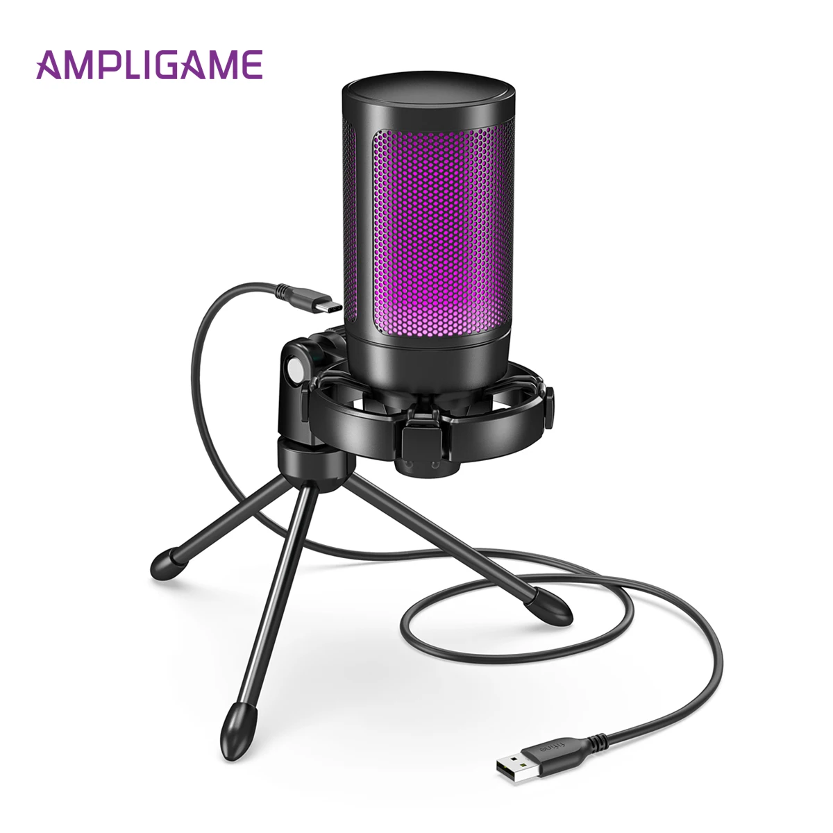 ميكروفون ألعاب USB من FIFINE RGB