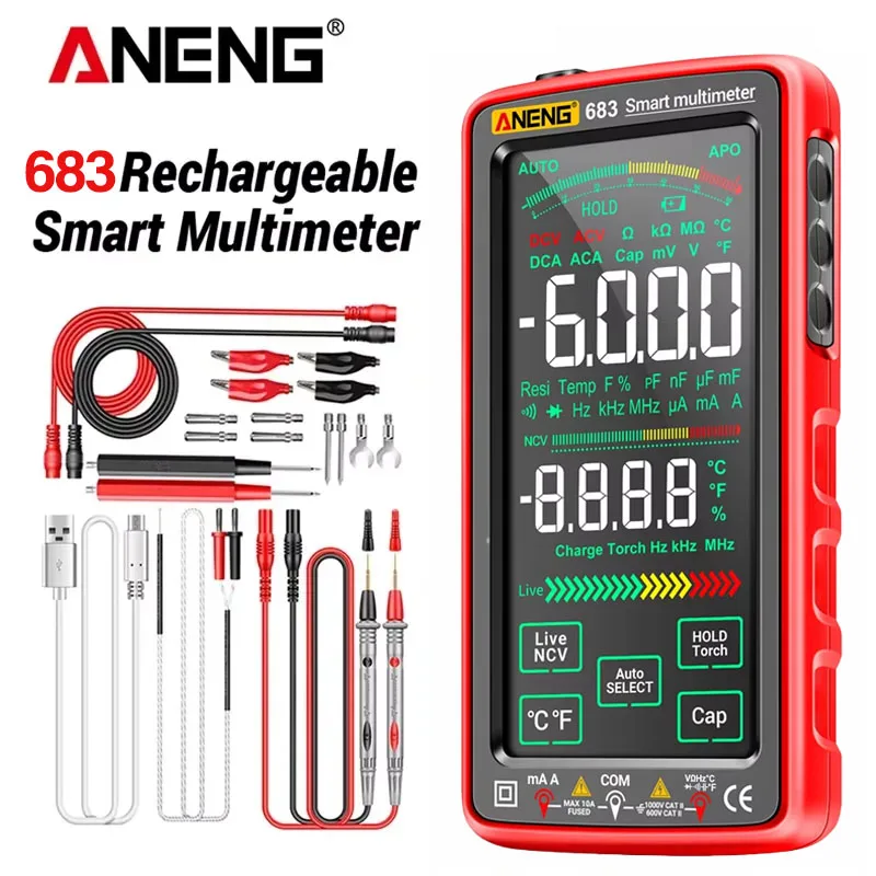 جهاز قياس الجهد الكهربائي ANENG 683