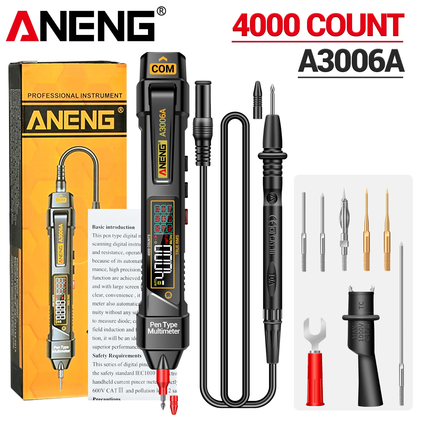 قلم رقمي متعدد ANENG A3006A