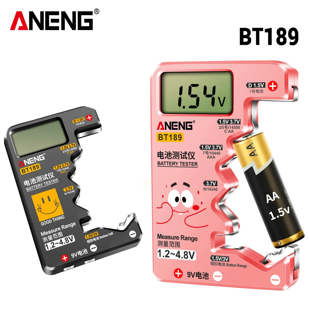 جهاز اختبار بطارية عالمي ANENG BT189