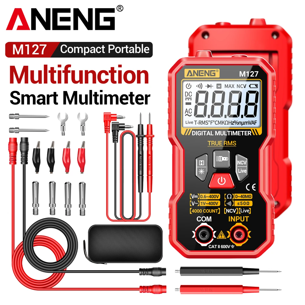 جهاز اختبار متعدد محمول ANENG M127
