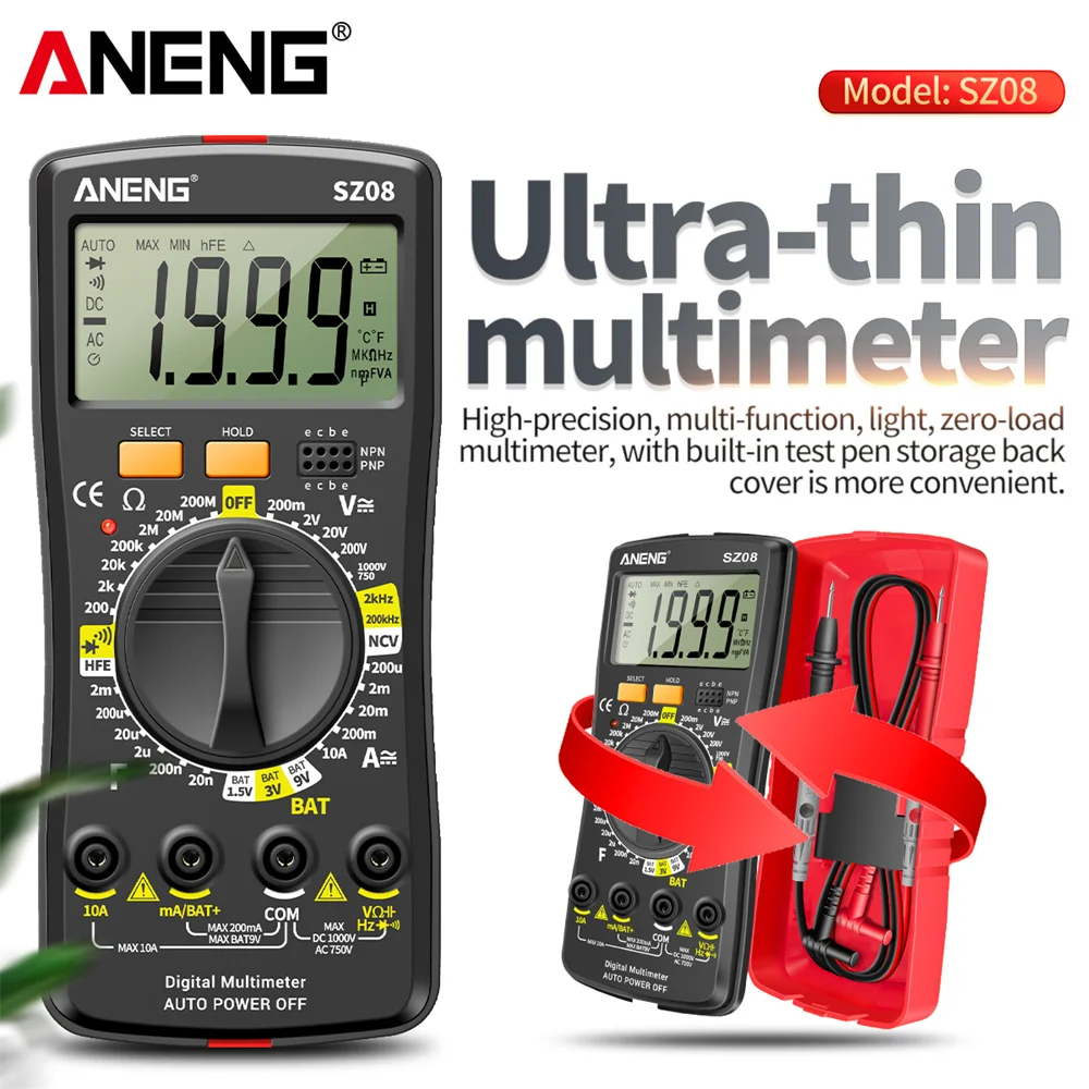 مقياس ANENG SZ08 الاحترافي المتعدد