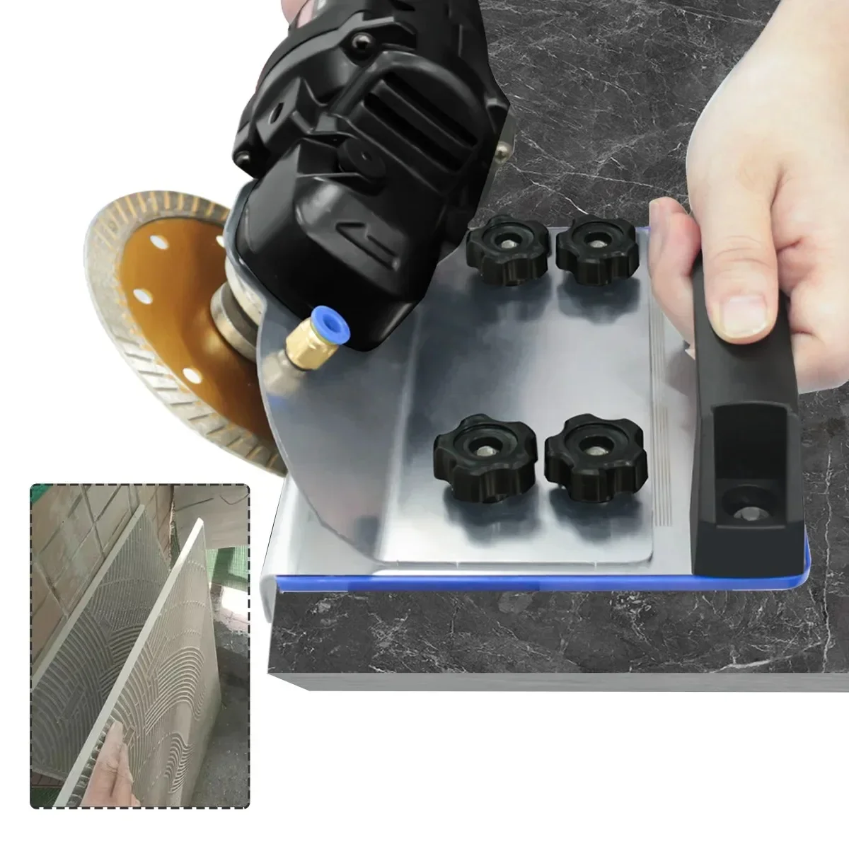 Angle Grinder Stand for Precise Tile Cutting
