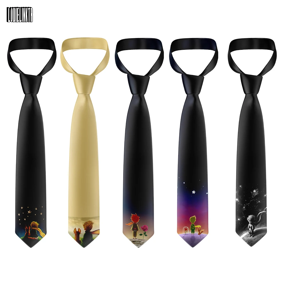 Anime Cartoon Little Prince Necktie 8cm Width