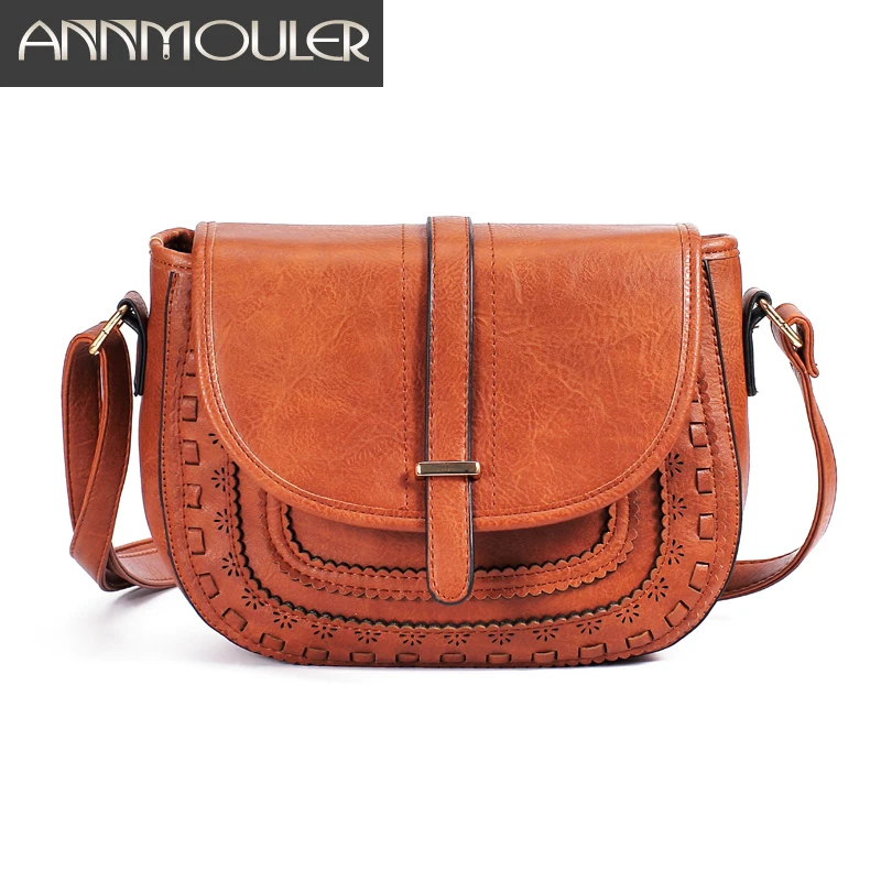 Annmouler Vintage Crossbody Shoulder Bag