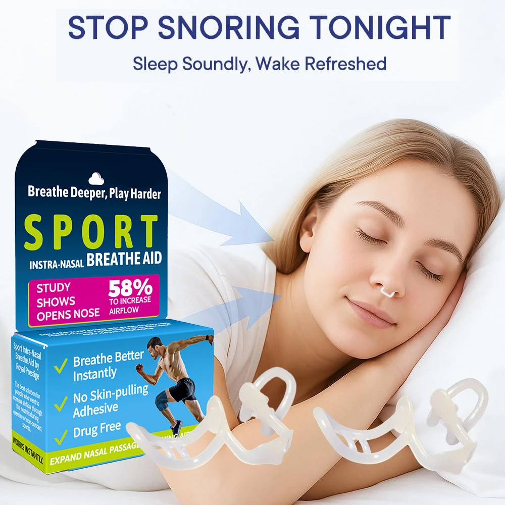 Silicone Anti Snore Nasal Dilator Clip