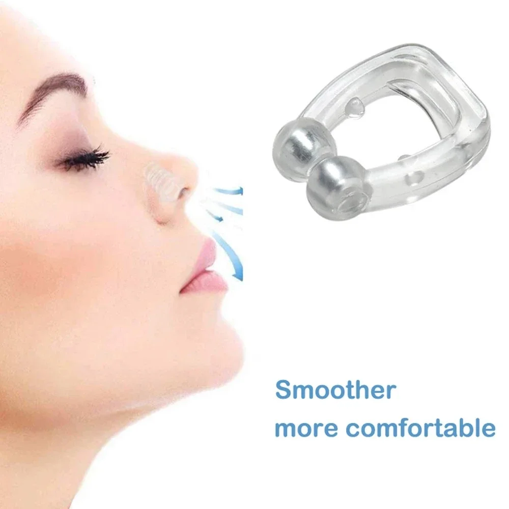 Silicone Anti-Snore Nose Clip Device