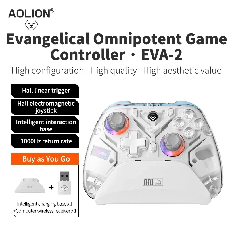 وحدة تحكم ألعاب Aolion K10 مع شحن RGB