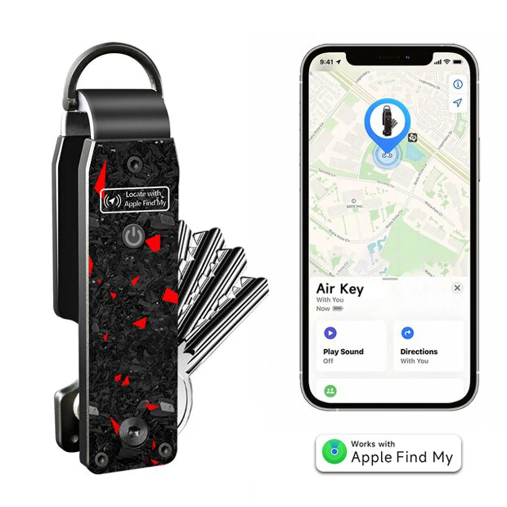 منظم مفاتيح مع جهاز تعقب GPS