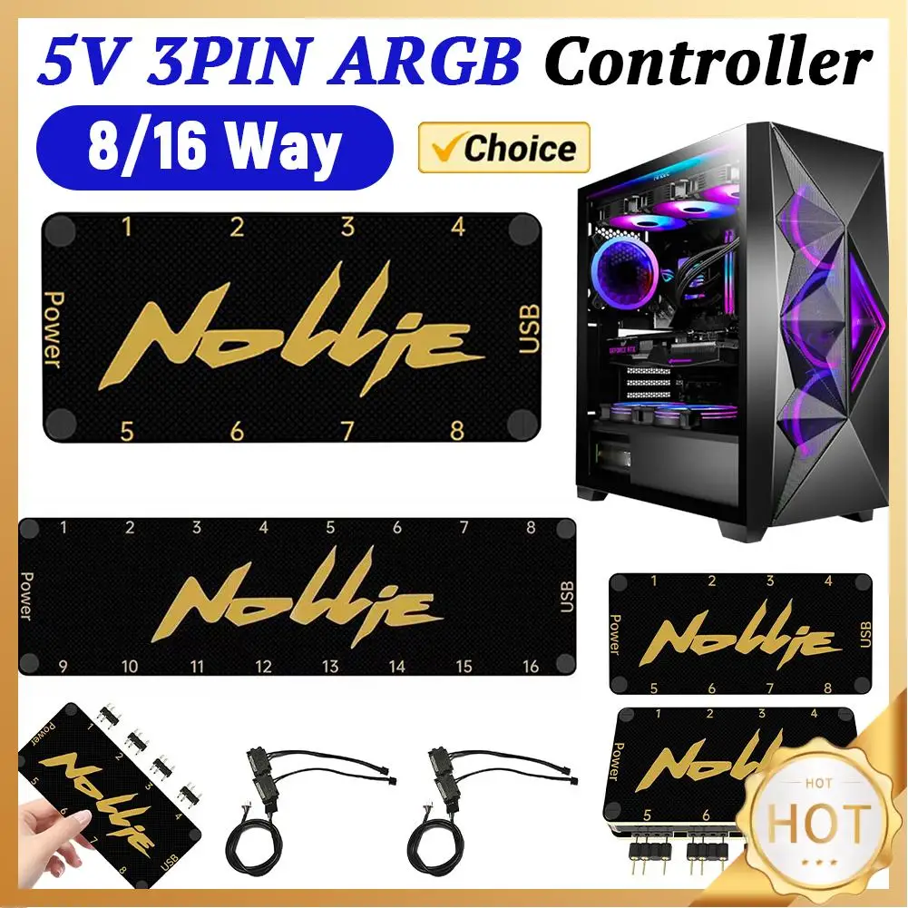 وحدة تحكم ARGB 3PIN قابلة للعنونة