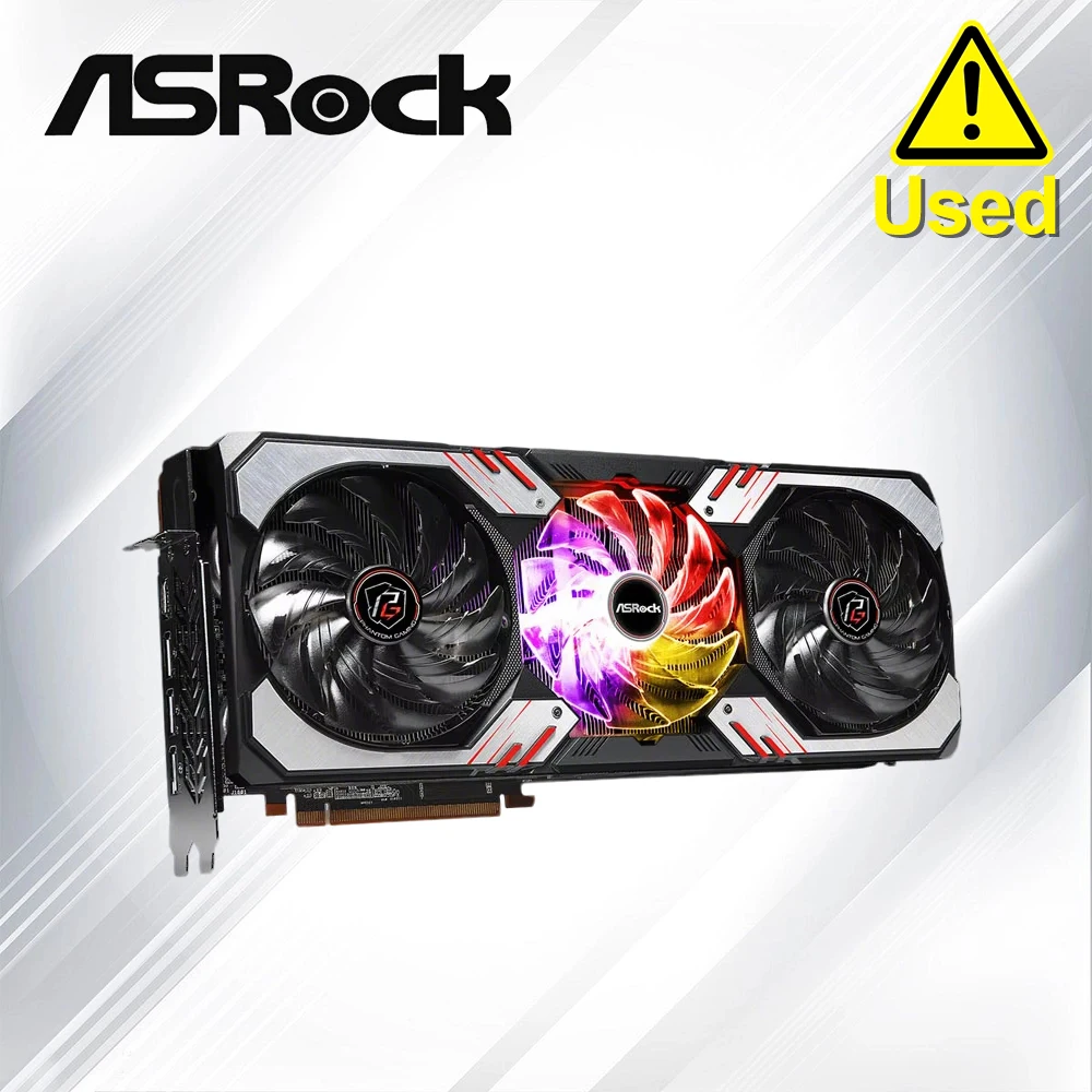 لوحة رسومات ASRock RX 6800XT بسعة 16 جيجابايت