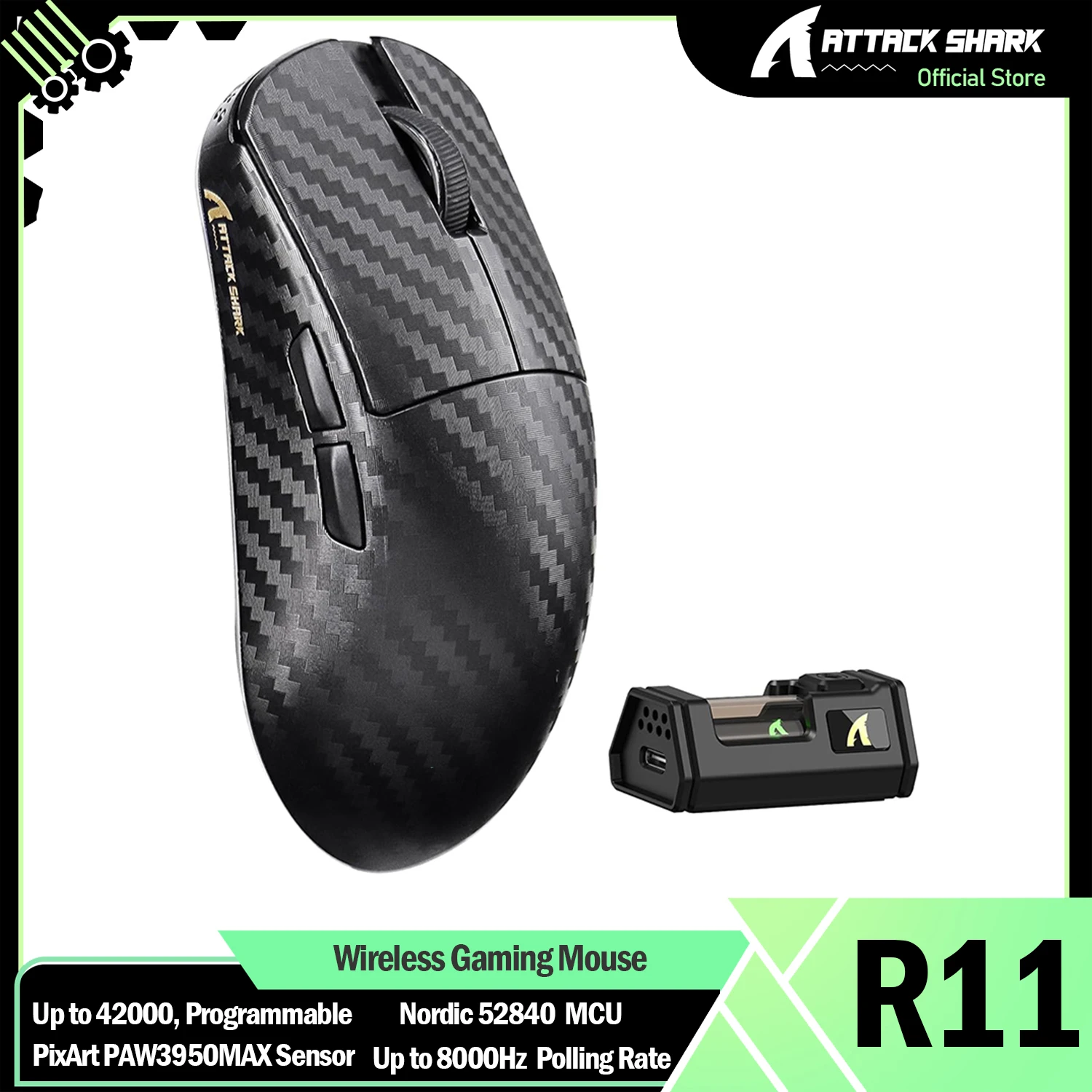 ماوس ألعاب لاسلكي ATTACK SHARK R11