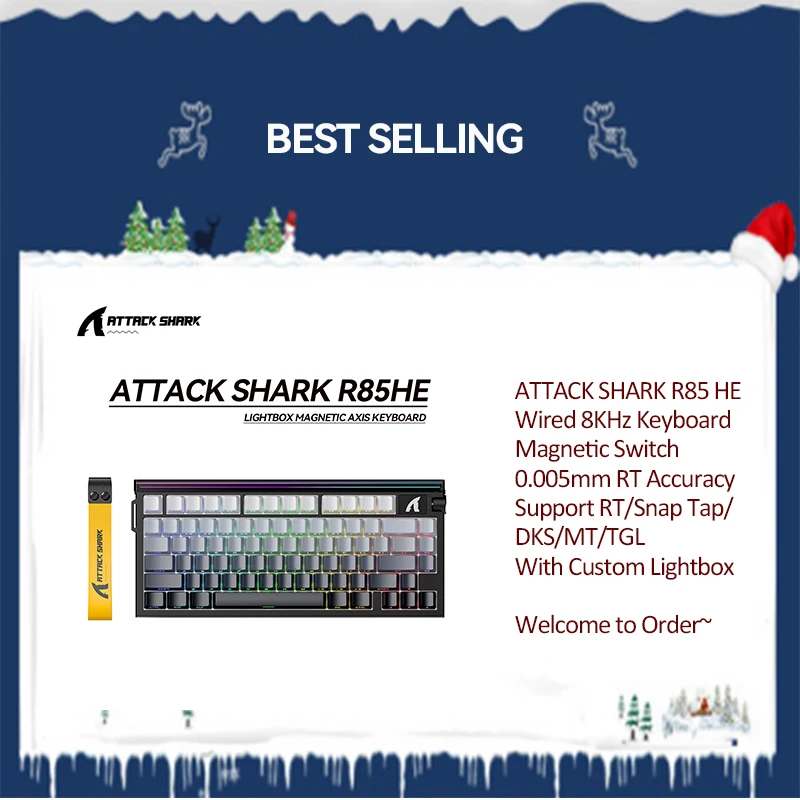 لوحة مفاتيح ATTACK SHARK R85 HE
